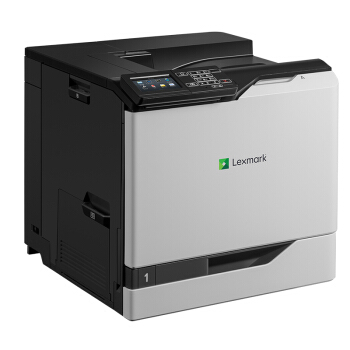 利盟CS820de生产级A4彩色激光打印机 可处理重达300克/㎡乙烯基标签