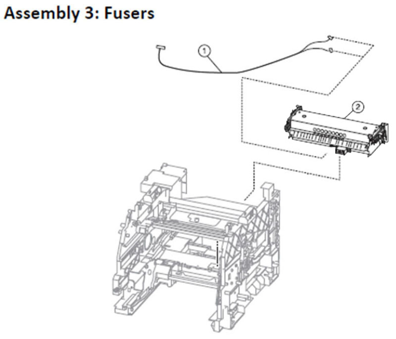 Lexmark MS810 Assembly 3: Fusers